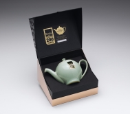 Denby Pure Green Bicentenary One Cup Teapot (Boxed)